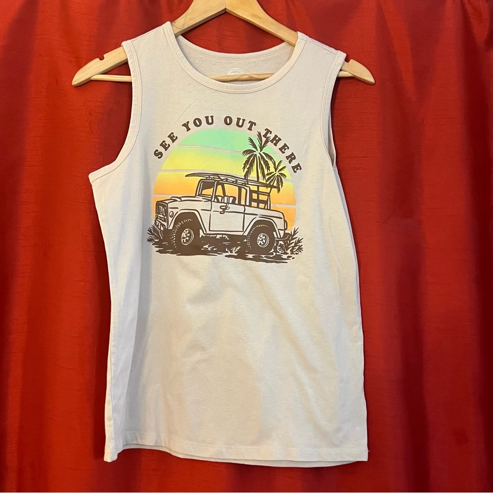 PREOWNED | Wonder Nation Graphic Tank Top – Size XL (14-16)